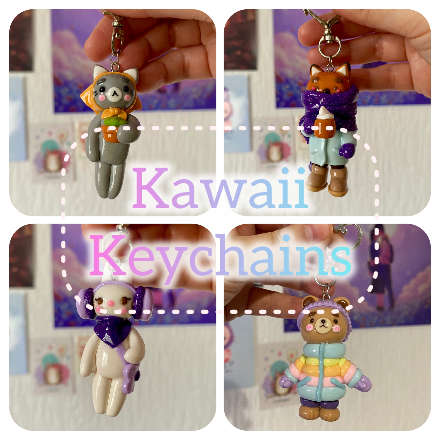 Handmade Kawaii Keychains