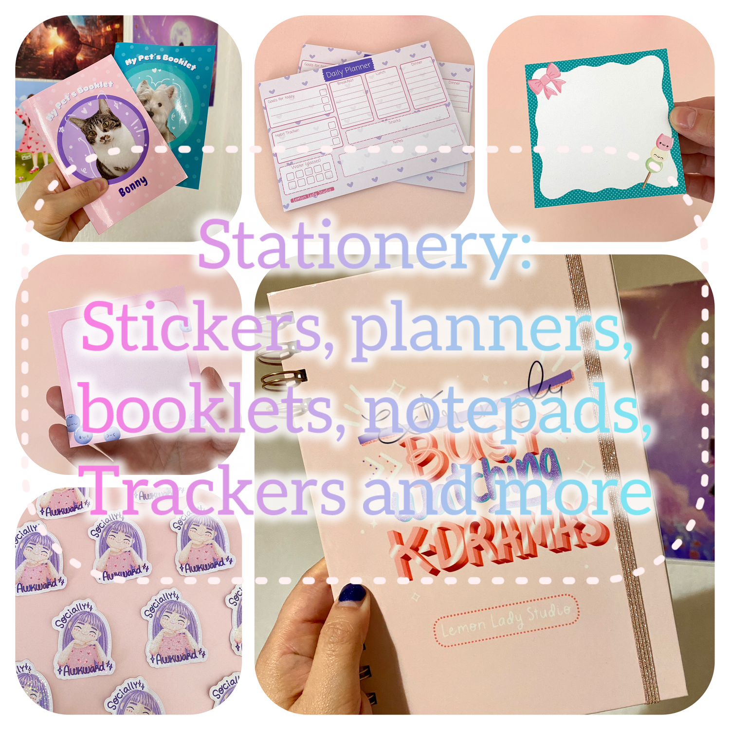 Stationery: Stickers, Notepads, Planners, Booklets and more