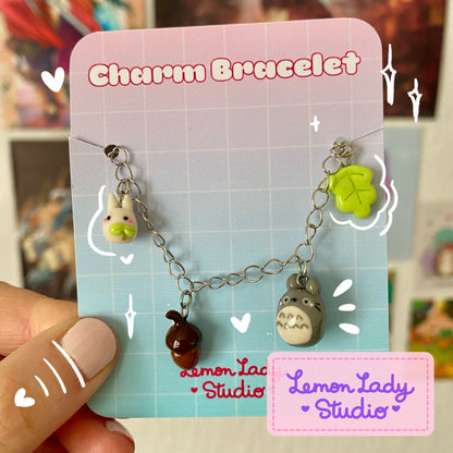 My Neighbour Totoro inspired Charm Bracelet