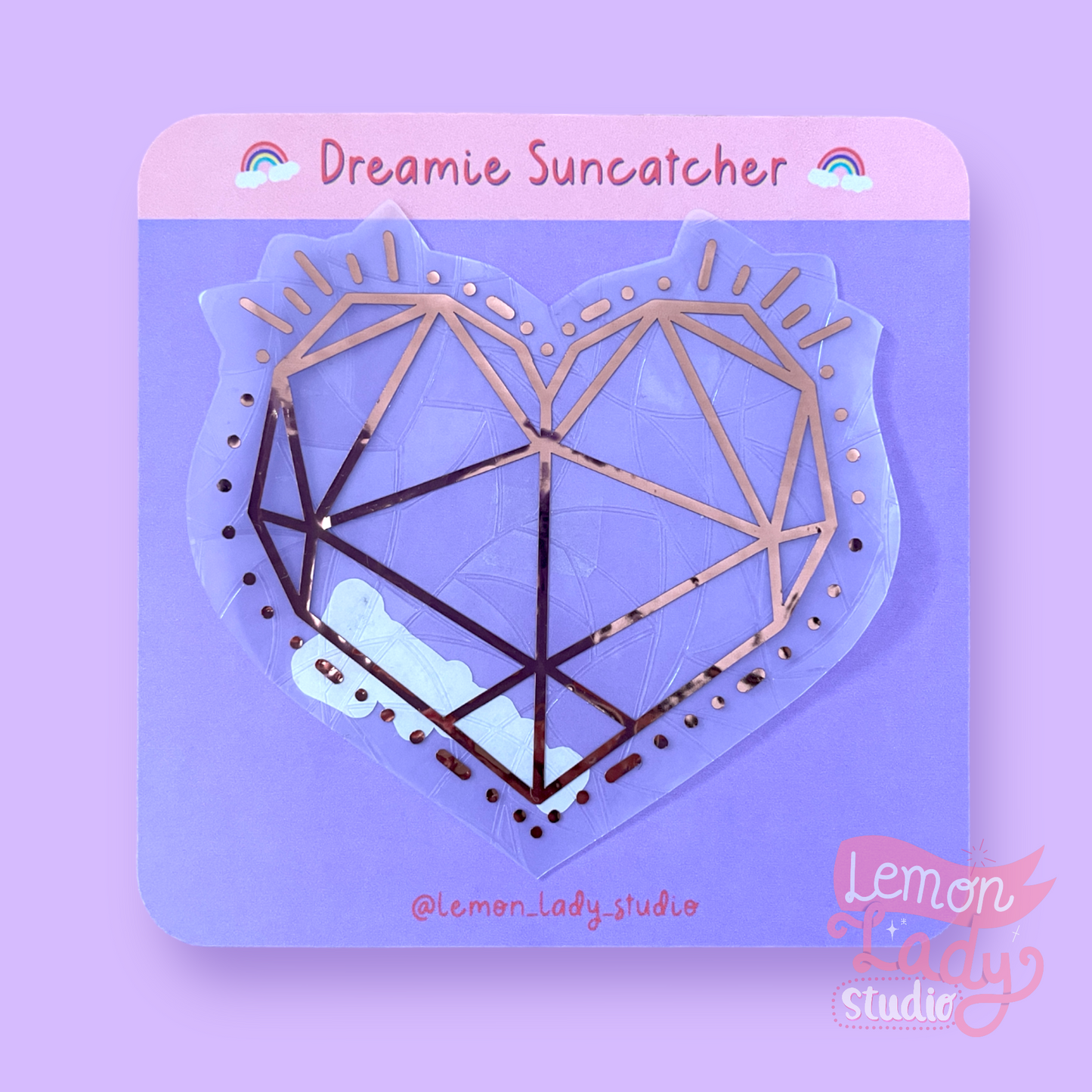 Jewel Heart Suncatcher