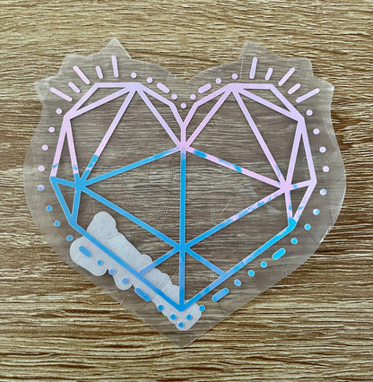 Jewel Heart Suncatcher