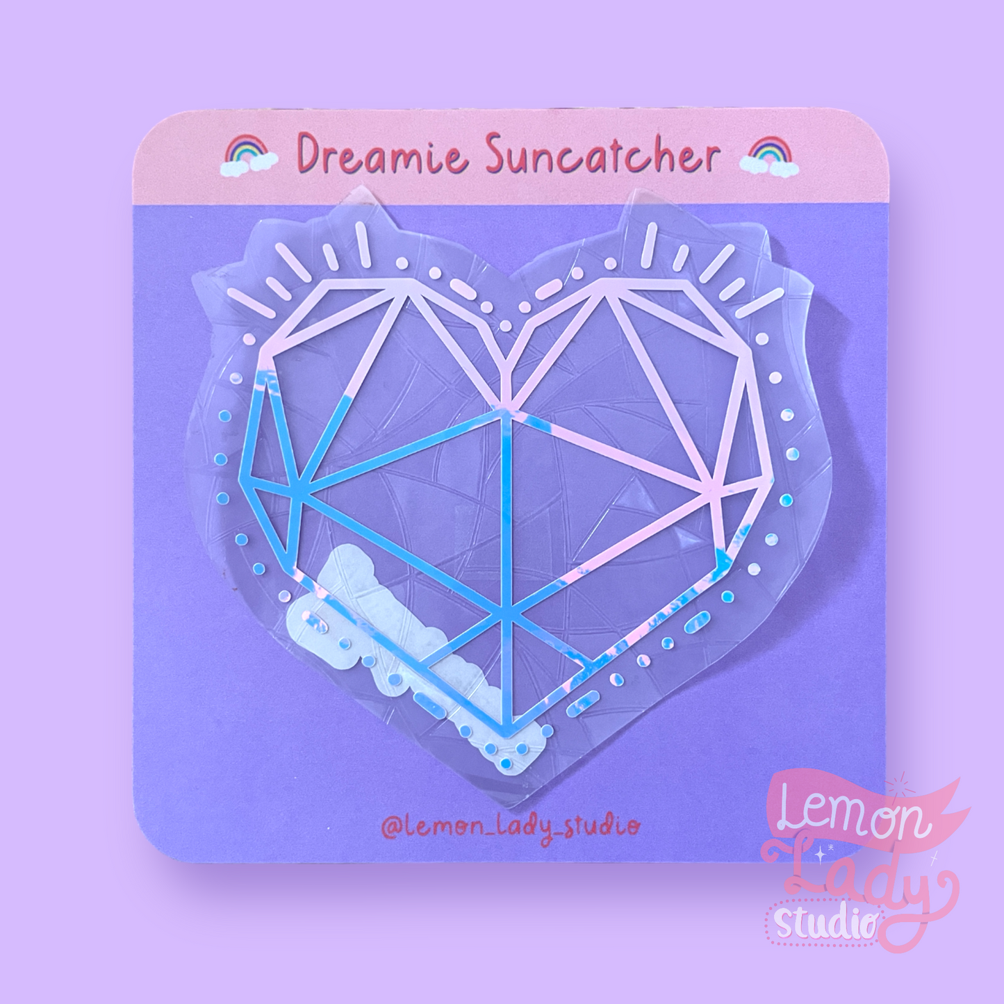 Jewel Heart Suncatcher