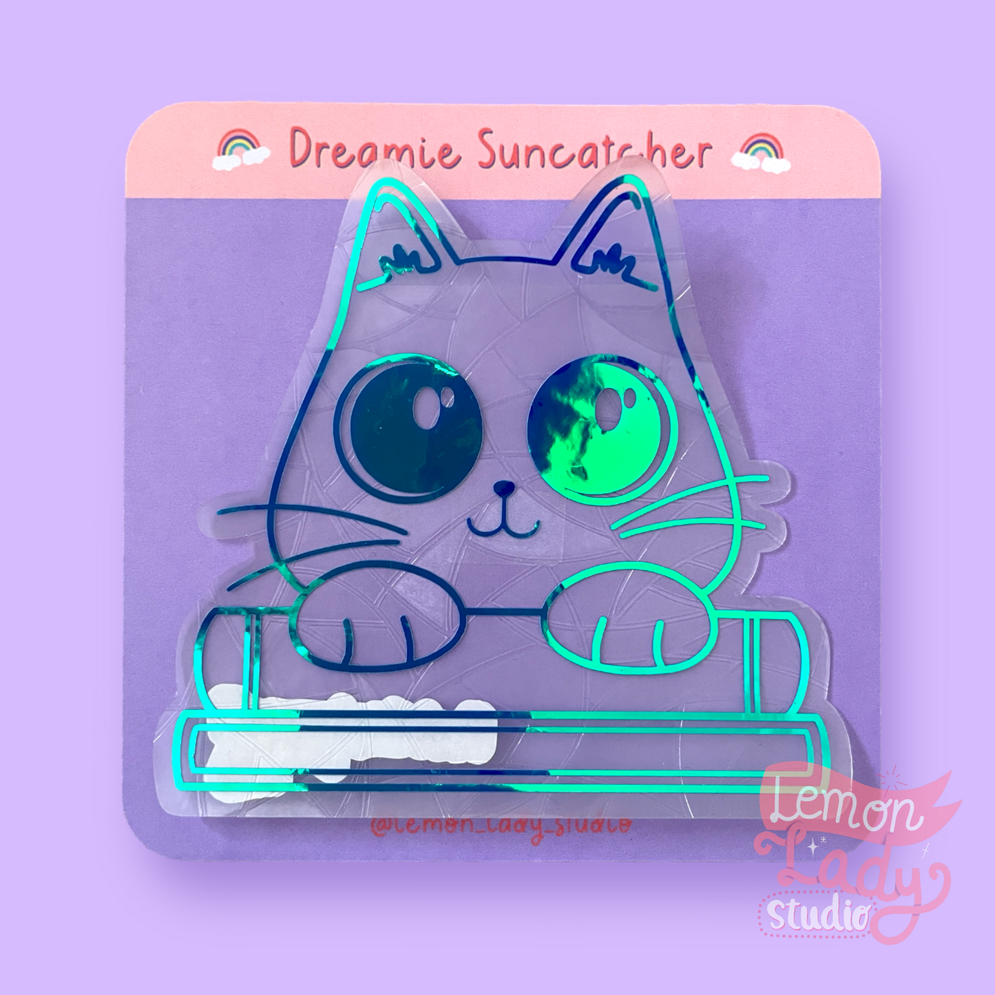 Curious Cat Suncatcher