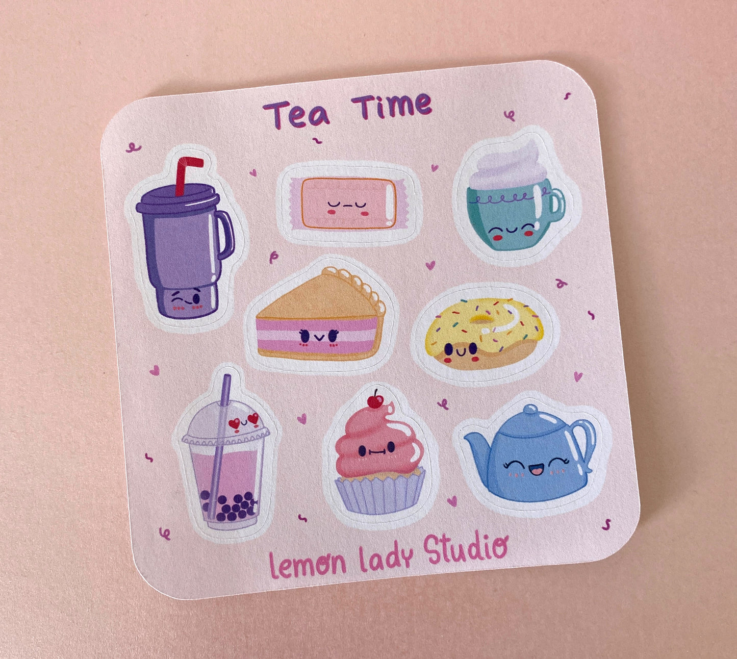 "Tea Time" Sticker Sheet