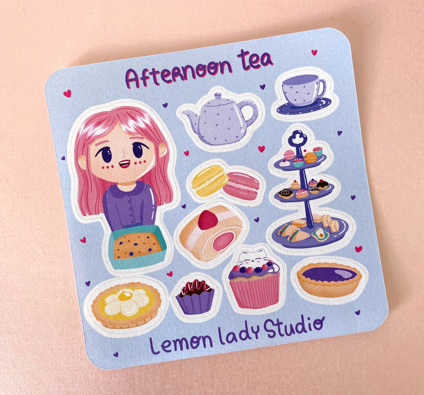 "Afternoon Tea" Sticker Sheet