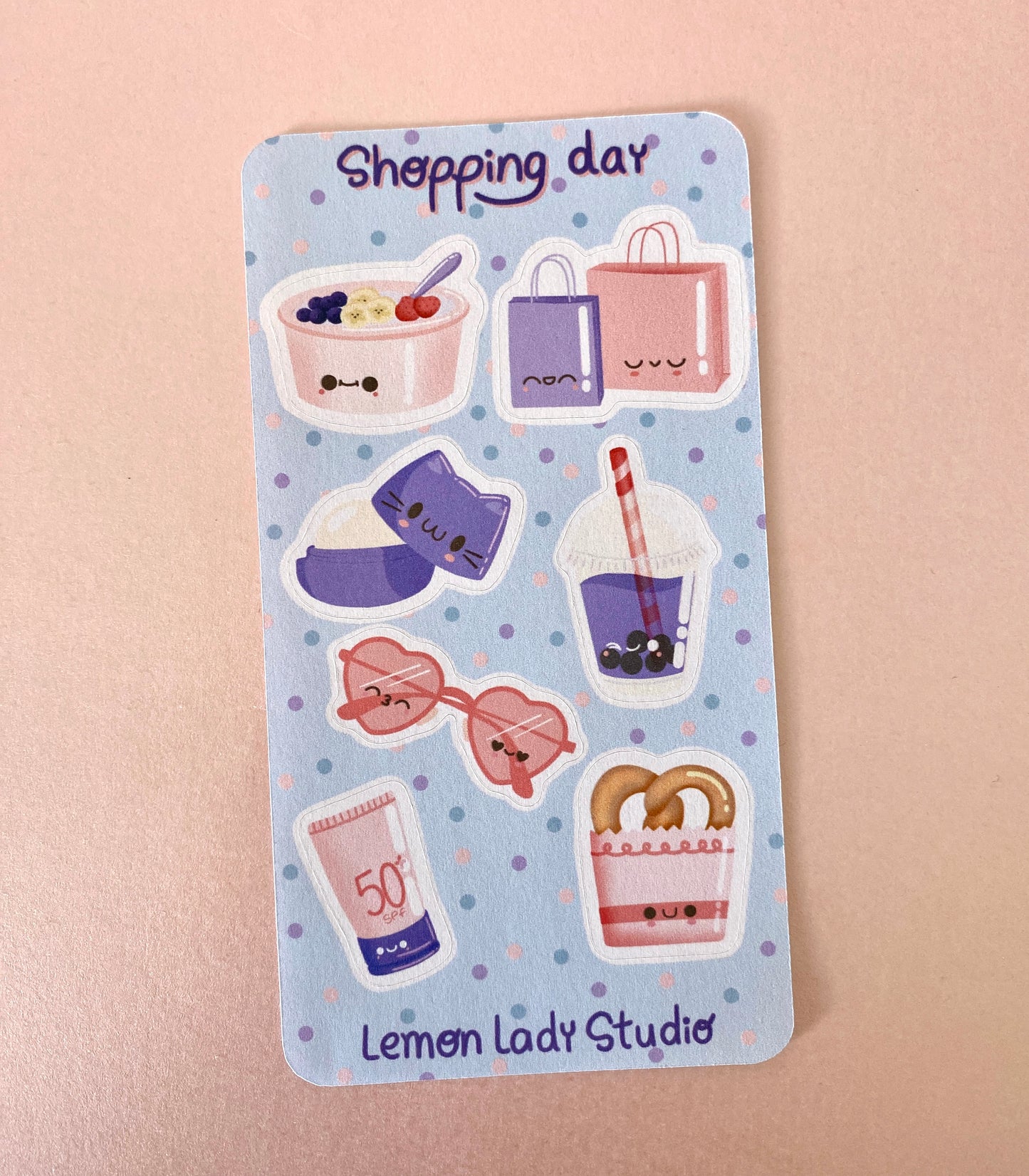 "Shopping Day" Sticker Sheet