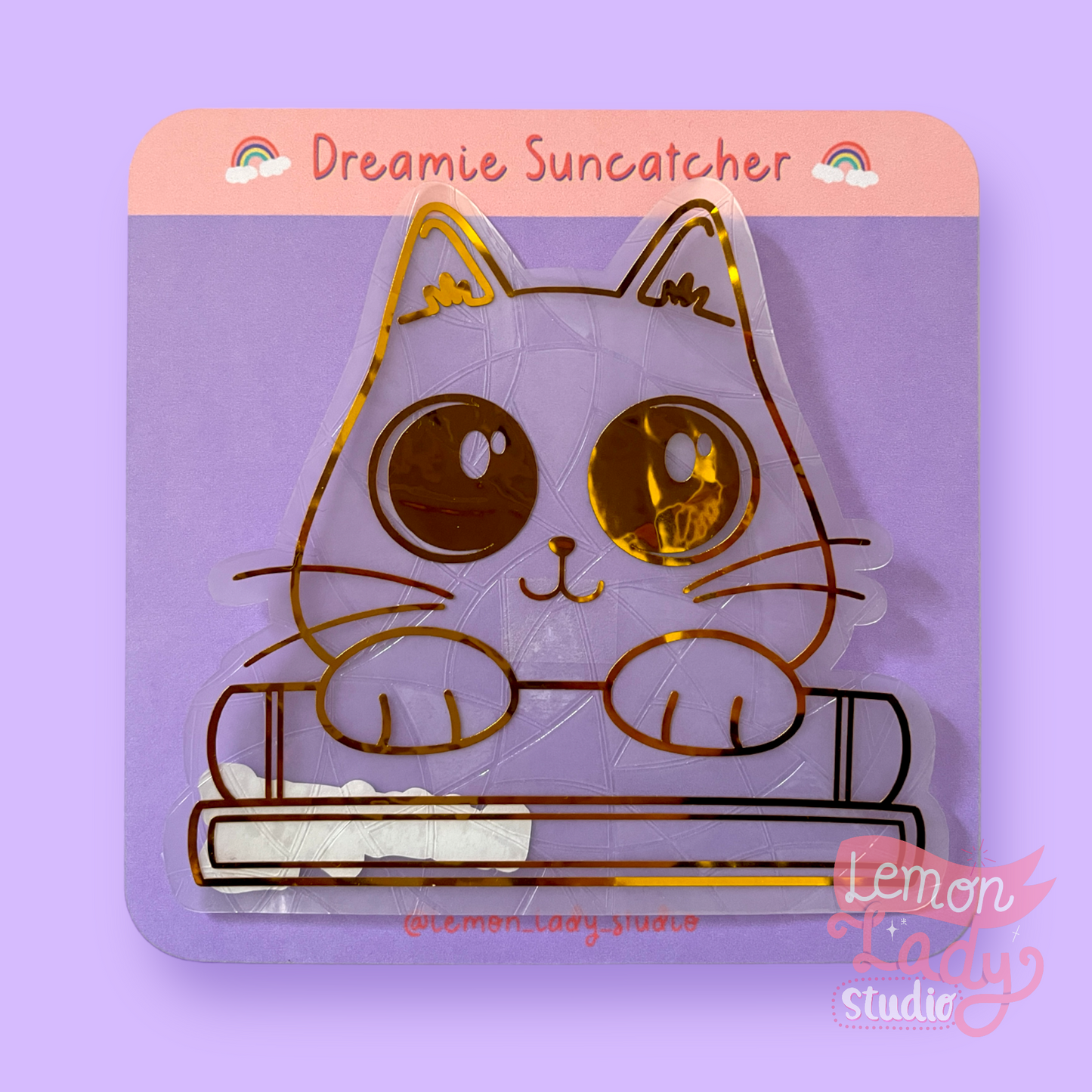 Curious Cat Suncatcher