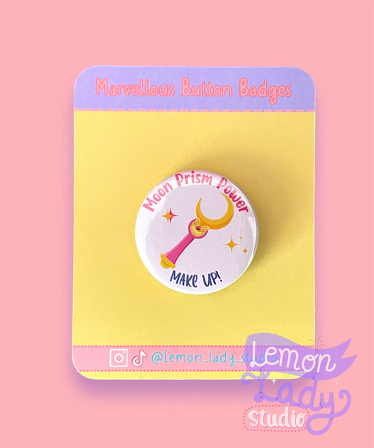 Moon Power Button Badge