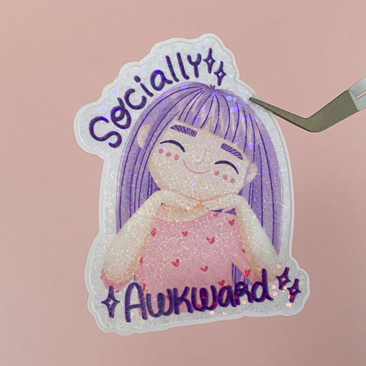 "Socially Awkward" Sticker