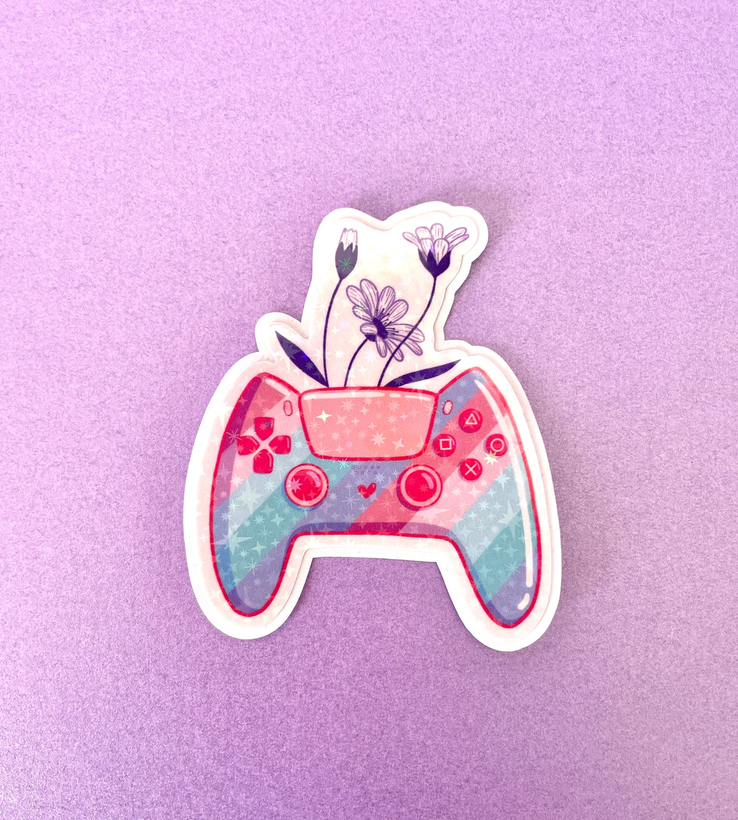 Kawaii Cat Game Controller Sticker