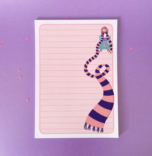 Long Scarf Notepad - A5