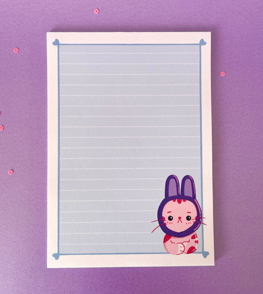 "We need to talk" Bunny cat Notepad - A5