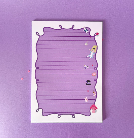 Wonderland Notepad - A5