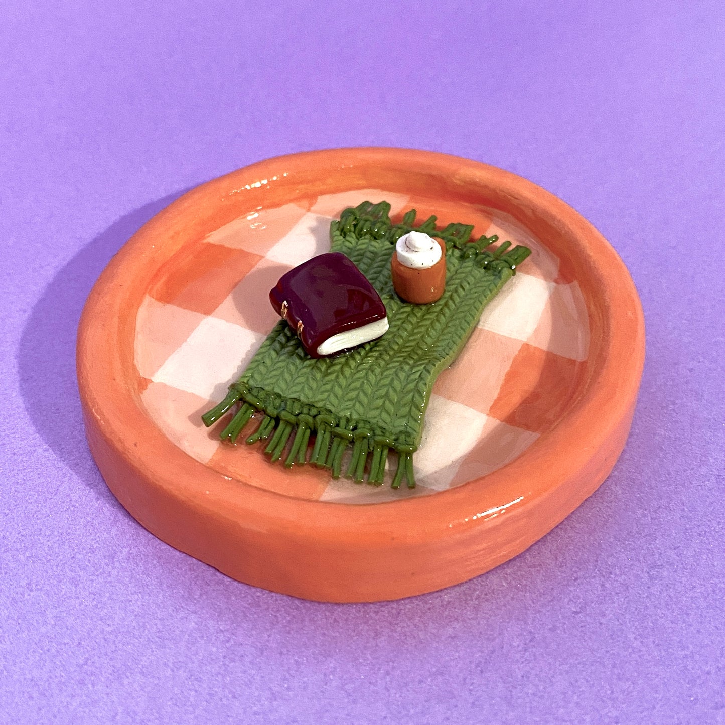 Autumn Inspired handmade Trinket Dish