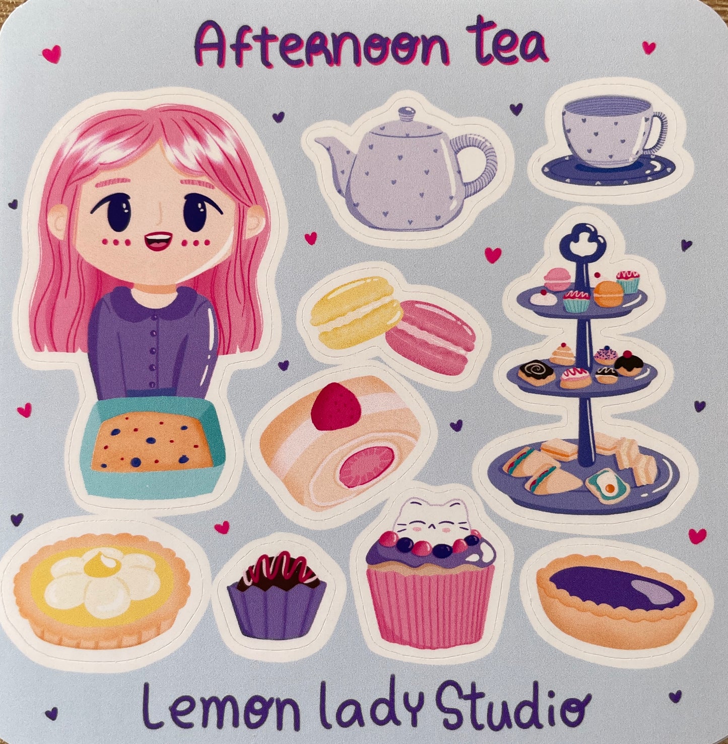 "Afternoon Tea" Sticker Sheet