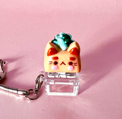 Kawaii Keycap Clicker Keychain