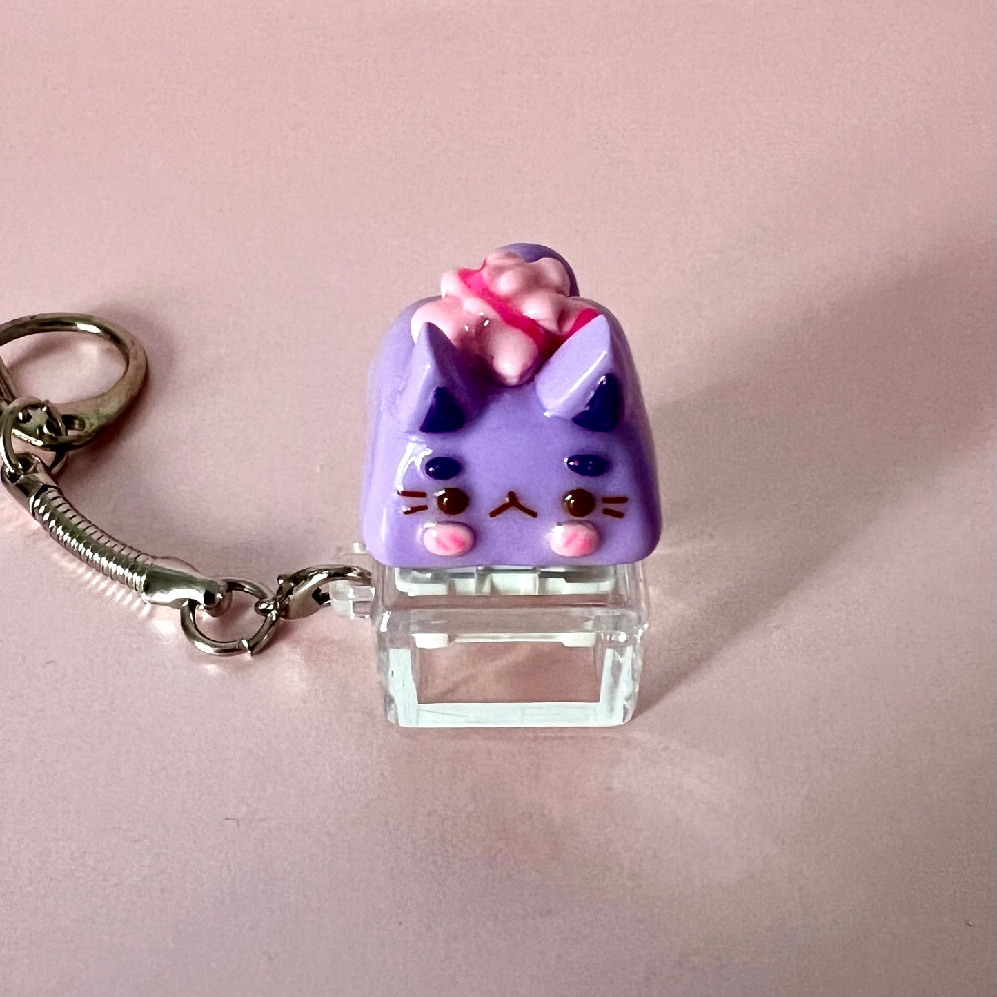 Kawaii Keycap Clicker Keychain