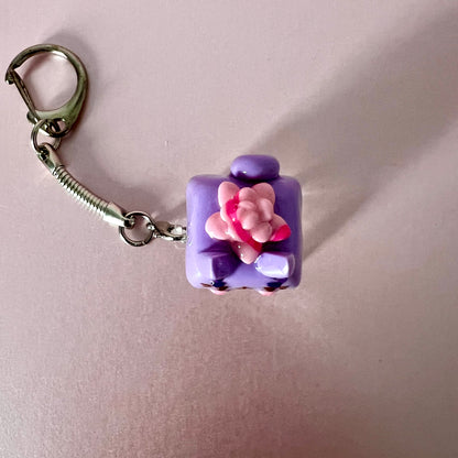 Kawaii Keycap Clicker Keychain