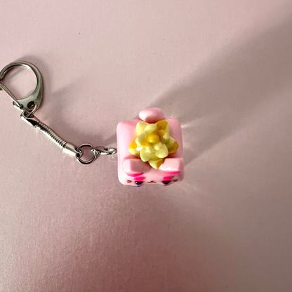 Kawaii Keycap Clicker Keychain