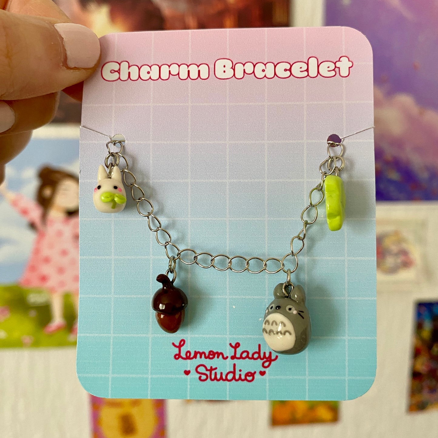 My Neighbour Totoro inspired Charm Bracelet