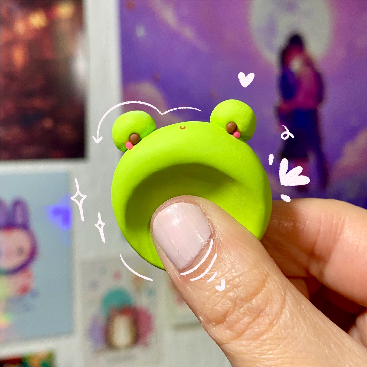 Cute Frog Worry Companion