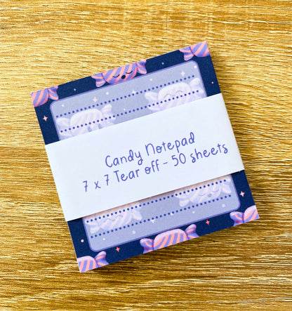 Candy 7 x 7 Tear off Notepad