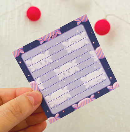 Candy 7 x 7 Tear off Notepad