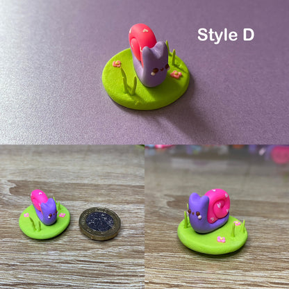 Tiny kawaii Snail Desk Friend