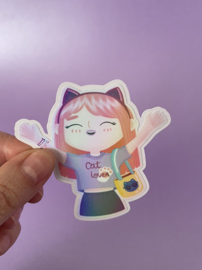 Cat Lover Sticker