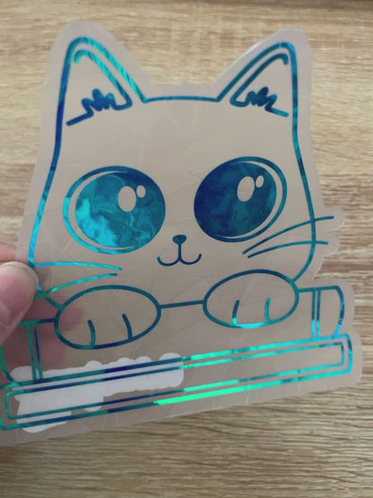 Curious Cat Suncatcher